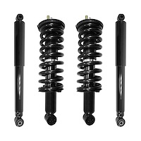 4-11290-255240-001 Front & Rear Complete Strut Assembly Shock Absorber Kit Fits Select Nissan Xterra [Front & Rear]