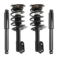 4-11320-251130-001 Front & Rear Suspension Strut & Coil Spring Assembly Fits Select Pontiac Aztek [Front & Rear]