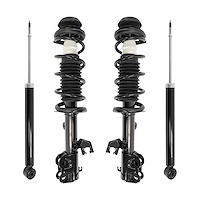 4-11359-255140-001 Complete Strut Assembly Shock Absorber Kit Fits Select Nissan Versa Note, Nissan Versa [Front/Rear]
