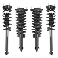 4-11361-15143-001 Front & Rear Suspension Strut & Coil Spring Assembly Kit Fits Select Lexus LS460 [Front & Rear]