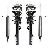 4-11373-259710-001 Front & Rear Suspension Strut & Coil Spring Assembly Fits Select BMW [Front & Rear]