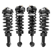 4-11380-15080-001 Front & Rear Suspension Strut & Coil Spring Assembly Kit Fits Select Ford Expedition, Lincoln Navigator [Front
