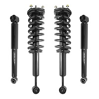 4-11383-254150-001 Front & Rear Suspension Strut & Coil Spring Assembly Fits Select Toyota Sequoia [Front & Rear]