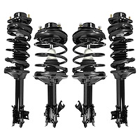 4-11391-15241-001 Front & Rear Suspension Strut & Coil Spring Assembly Kit Fits Select Nissan Altima [Front & Rear]