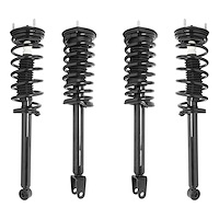 4-11396-15143-001 Front & Rear Suspension Strut & Coil Spring Assembly Kit Fits Select Lexus LS460 [Front & Rear]