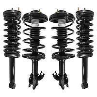 4-11431-15270-001 Front & Rear Suspension Strut & Coil Spring Assembly Kit Fits Select Nissan Maxima, Infiniti I30 [Front & Rear