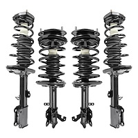 4-11441-15051-001 Front & Rear Suspension Strut & Coil Spring Assembly Kit Fits Select Geo Prizm [Front & Rear]