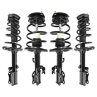 4-11711-15351-001 Front & Rear Suspension Strut & Coil Spring Assembly Kit Fits Select Lexus ES330, Toyota Camry, Toyota Solara 