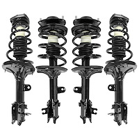 4-11743-15511-001 Front & Rear Suspension Strut & Coil Spring Assembly Kit Fits Select Kia Sportage, Hyundai Tucson [Front & Rea