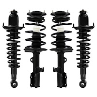 4-11751-15371-001 Front & Rear Suspension Strut & Coil Spring Assembly Kit Fits Select Toyota Corolla [Front & Rear]