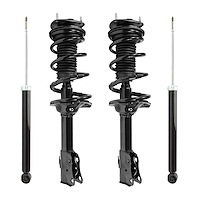 4-11920-259350-001 Front & Rear Suspension Strut & Coil Spring Assembly Fits Select Scion xB [Front & Rear]