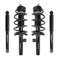 4-13213-252230-001 Front & Rear Suspension Strut & Coil Spring Assembly Fits Select Ford Transit Connect [Front & Rear]