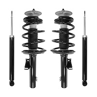4-13221-257140-001 Front & Rear Suspension Strut & Coil Spring Assembly Fits Select BMW X3 [Front & Rear]