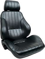 80-1000-51R Rally Recliner Seat, Right/Passenger Side, Black Vinyl