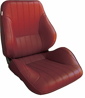 80-1050-58R Rally Lowback Recliner Seat, Right/Passenger Side, Red Vinyl