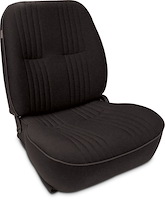 80-1400-61L Pro90 Lowback Recliner Seat, Left/Driver Side, Black Velour