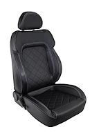 80-1680-51R Touring Recliner Seat, Right/Passenger Side, Black Vinyl