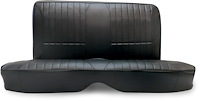80-6525-51 Classic Rear Seat Cover, Black Vinyl, Mustang 65-67 Coupe