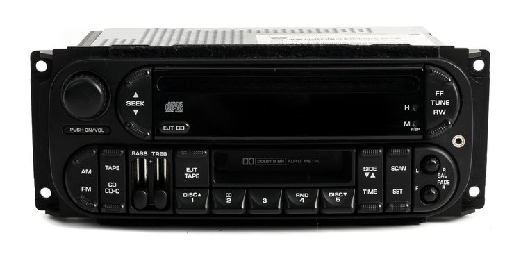 638-01111D-A AM/FM Radio CD Cassette Player 1998-2001-2002 Chrysler Dodge Jeep 300M, Concorde, LHS, Intrepid, Grand Cherokee