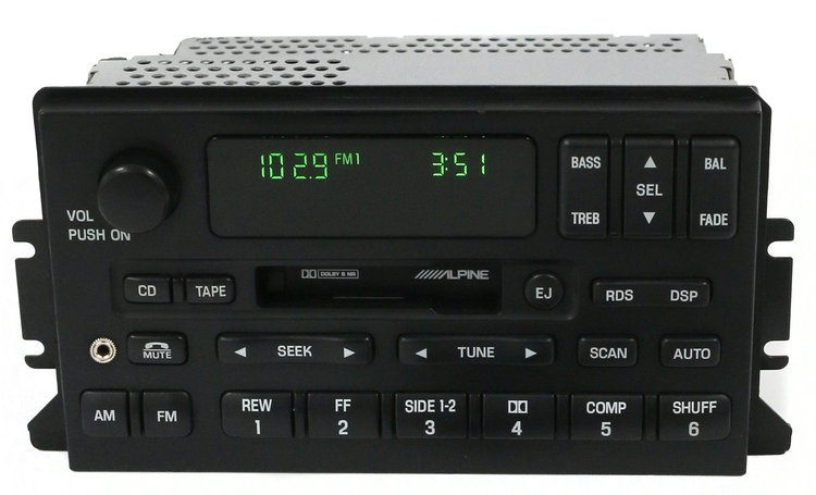 638-01404-A AM FM Radio Cassette Player 1999-2000-2001-2002 Lincoln Continental
