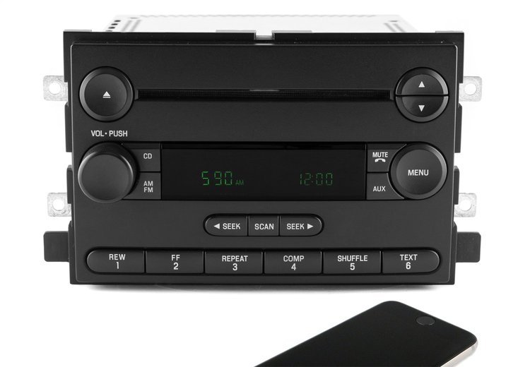 638-02072-BT AM/FM Radio CD Player 2006-2007 Ford, Mercury Five Hundred, Freestyle, Mustang, Montego