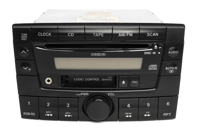 638-57809-A AM/FM Radio CD Cassette Player 2000-2001Mazda MPV