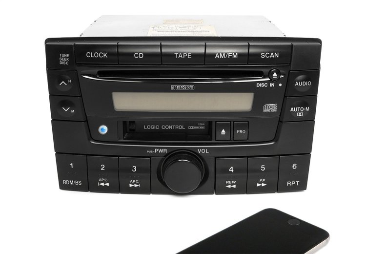 638-57809-BT AM/FM Radio CD Cassette Player 2000-2001Mazda MPV