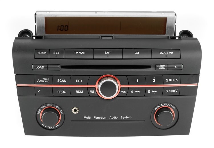 638-58889-A AM/FM Radio 6 Disc CD Player 2005 Mazda 3