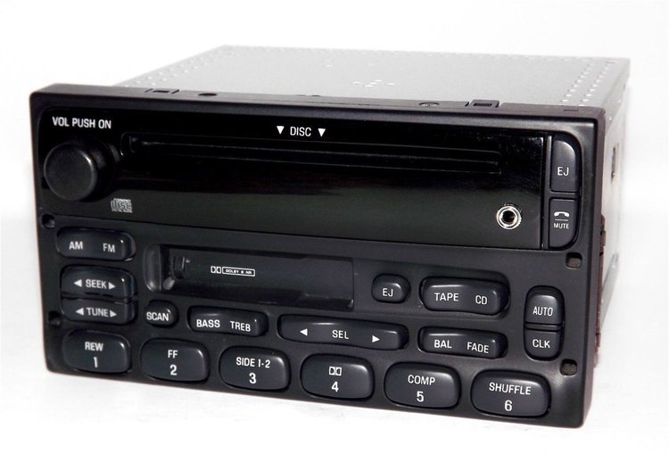 Replacement Radio w/Auxiliary Input for 1999-2010 Ford Truck/Van