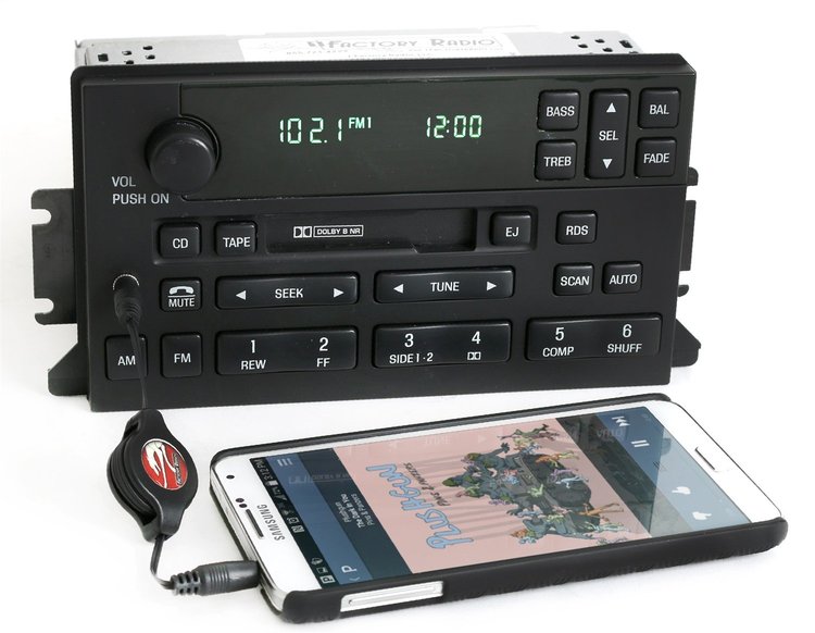 Replacement Radio w/Auxiliary Input for 1999-2002 Lincoln Continental