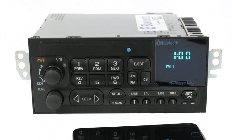 638-01182-BT2 AM/FM Radio Cassette Player 95-'02 (sometimes up to '05) Chevrolet car factory OEM