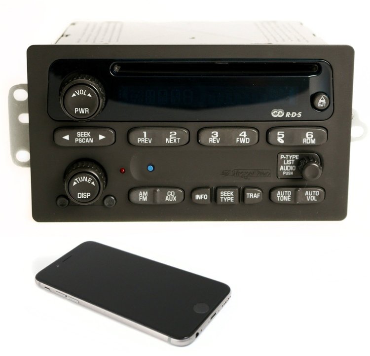 638-01230C-BT AM FM Radio CD Player 2000-2001-2002-2003 2004-2005 Chevrolet Oldsmobile Pontiac
