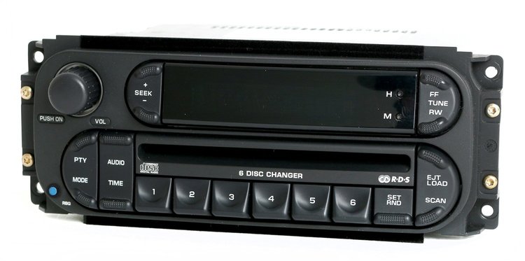638-01481G-BT AM/FM Radio 6 Disc CD Player 2002-2003-2004 -2005-2006-2007 Chrysler, Dodge and Jeep