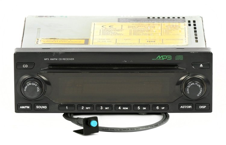 638-01753-BTP AM/FM Radio CD Player 2004-2005-2006-2007-2008-2009-2010-2011 Chevrolet Aveo & Epica-Pontiac Wave-Suzuki Swift
