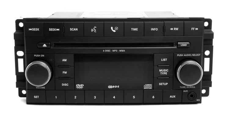638-02318-D-NOA AM/FM Radio 6 Disc DVD Player 2007-2008 Dodge Avenger, Chrysler Sebring