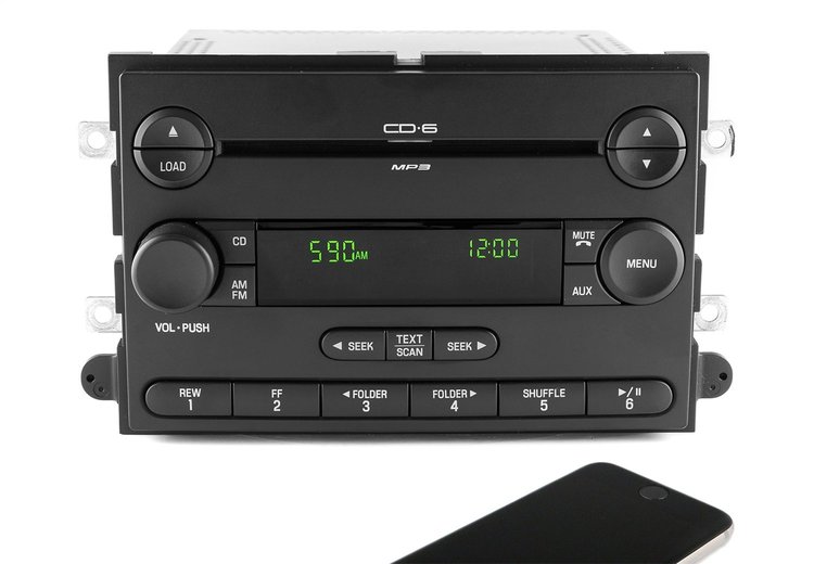638-02545-BT5 AM/FM Radio 6 Disc CD Player 2006-2007-2008-2009 Ford, Mercury Fusion, Milan