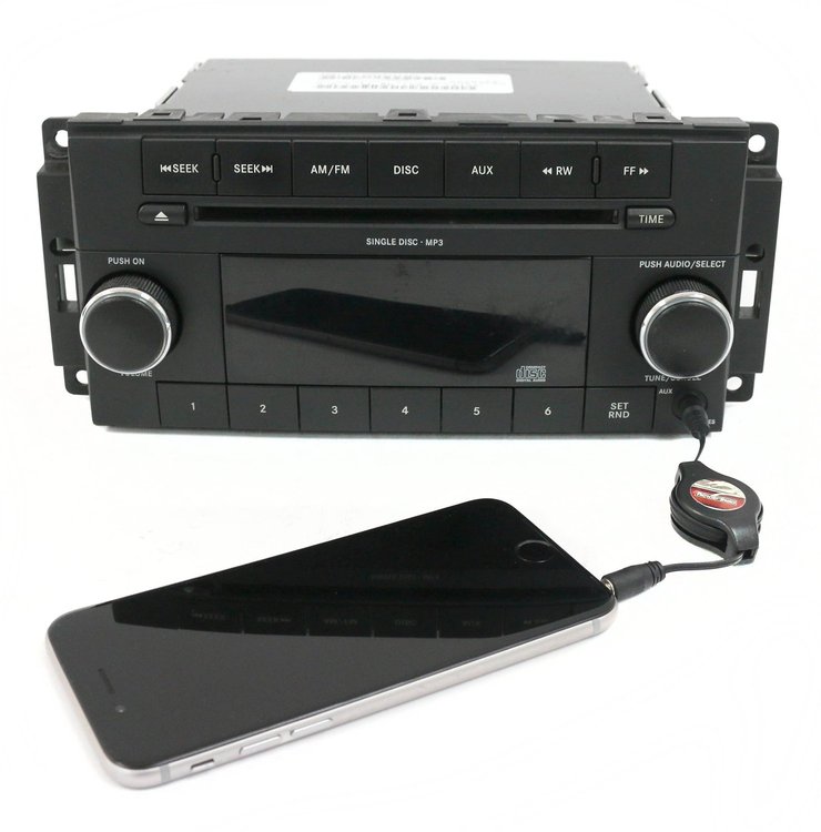 Replacement Radio 2008-2011 Dodge Ram Pickup Truck & Jeep Wrangler JK