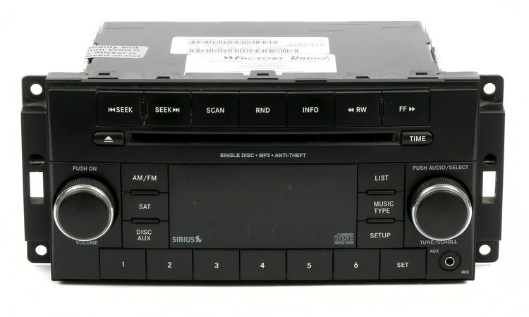 638-03915C-D2 Factory Replacement Radio 2012-2014 Dodge 1500/2500/3500 Truck, Jeep Liberty/Wrangler