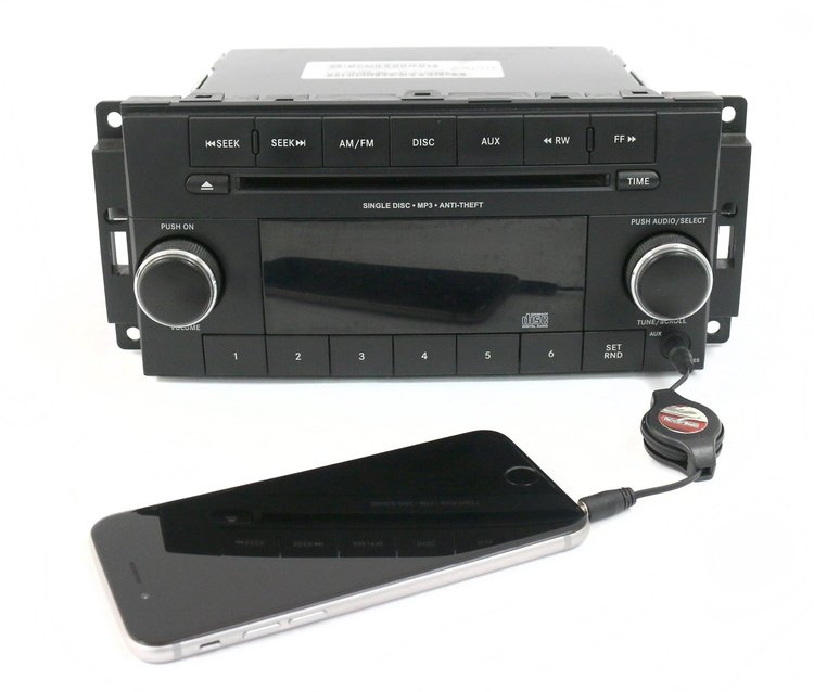 638-04046-D Factory Replacement Radio Fits Select 2013-2017 Chrysler, Dodge, Jeep Models