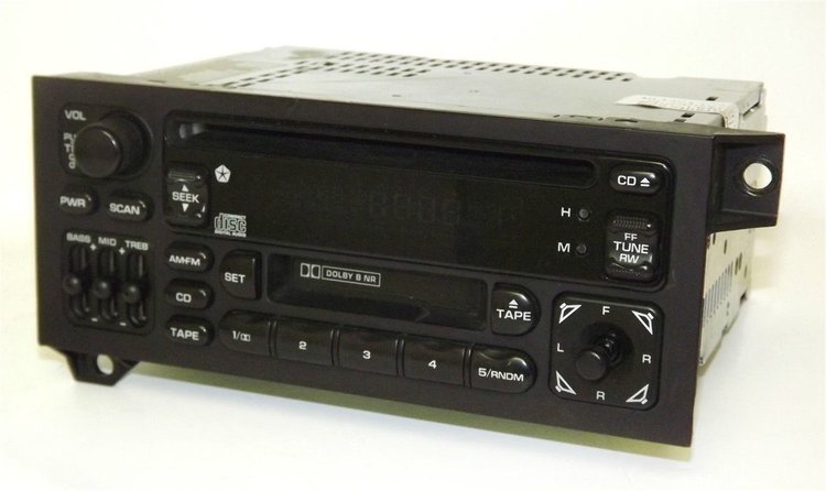 Factory Replacement Radio for 1984-2002 Dodge/Chrysler/Jeep