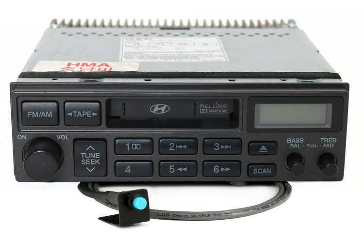 638-50564-BTP AM FM Radio Cassette Player 2001-2002 Hyundai Santa Fe