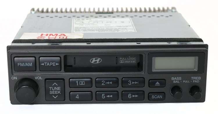 638-50564-NOA AM FM Radio Cassette Player 2001-2002 Hyundai Santa Fe