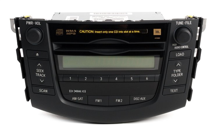 638-51242-NOA AM FM Radio 6 Disk CD Player 2009-2010-2011 Toyota RAV4