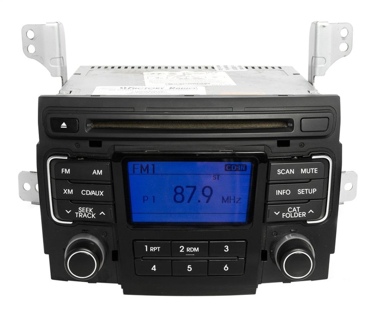638-52168-NOA AM FM Radio CD Player 2011 Hyundai Sonata
