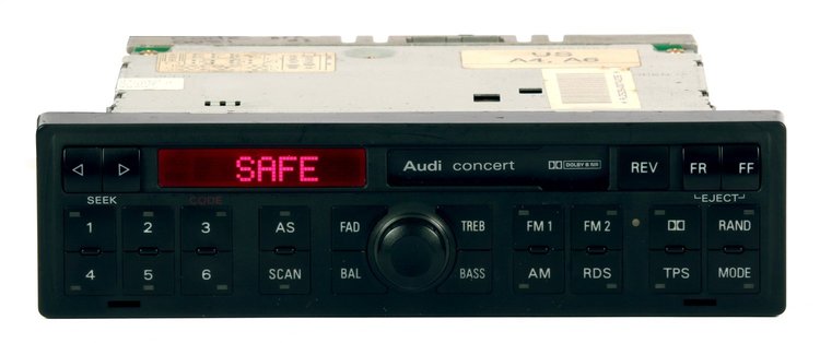638-57386-NOA4 AM FM Radio Cassette Player 1998-1999-2000-2001-2002 2003 Audi A4 A6 Allroad S4 S6 TT