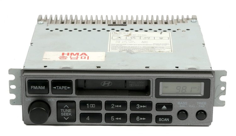 638-57592B-NOA AM FM Radio Cassette Player 2000-2001 Hyundai Accent