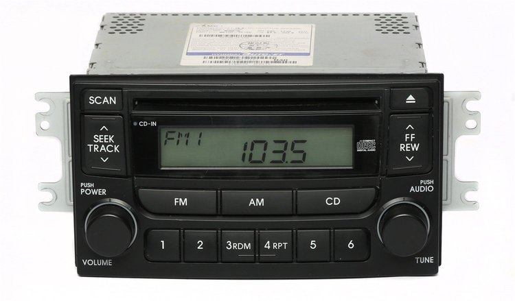 638-58898-NOA2 AM FM Radio CD Player 2005-2006 Hyundai Spectra