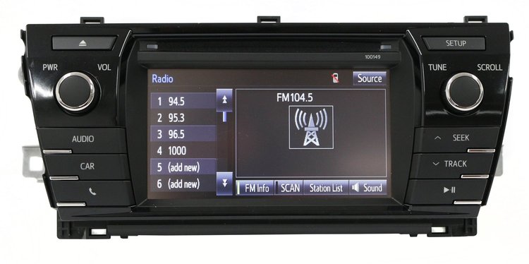 RADIO 2014-16 TOYOTA CORO
