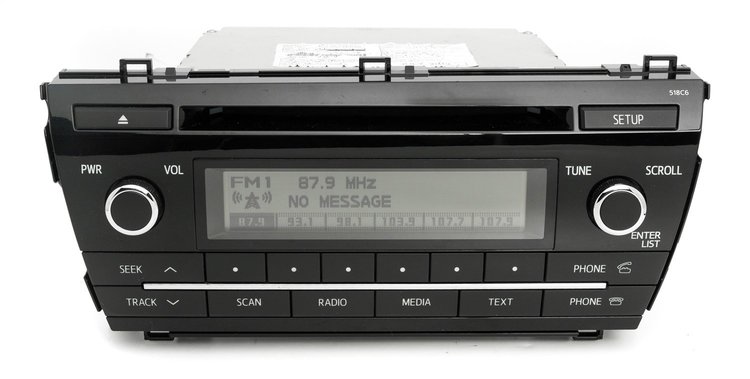 638-72483-NOA AM FM Radio CD Player 2014-2015-2016Toyota Corolla