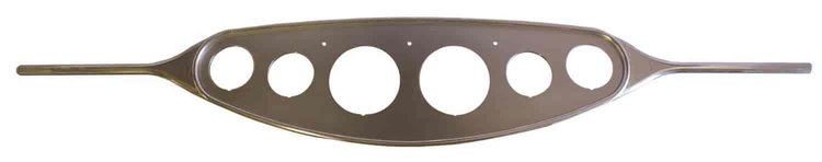 Billet Gauge Panel Machine Finish Design With 6 Holes
